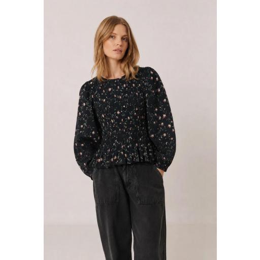 BLUSA SMOKE ESTAMPADO FLORAL  [1]