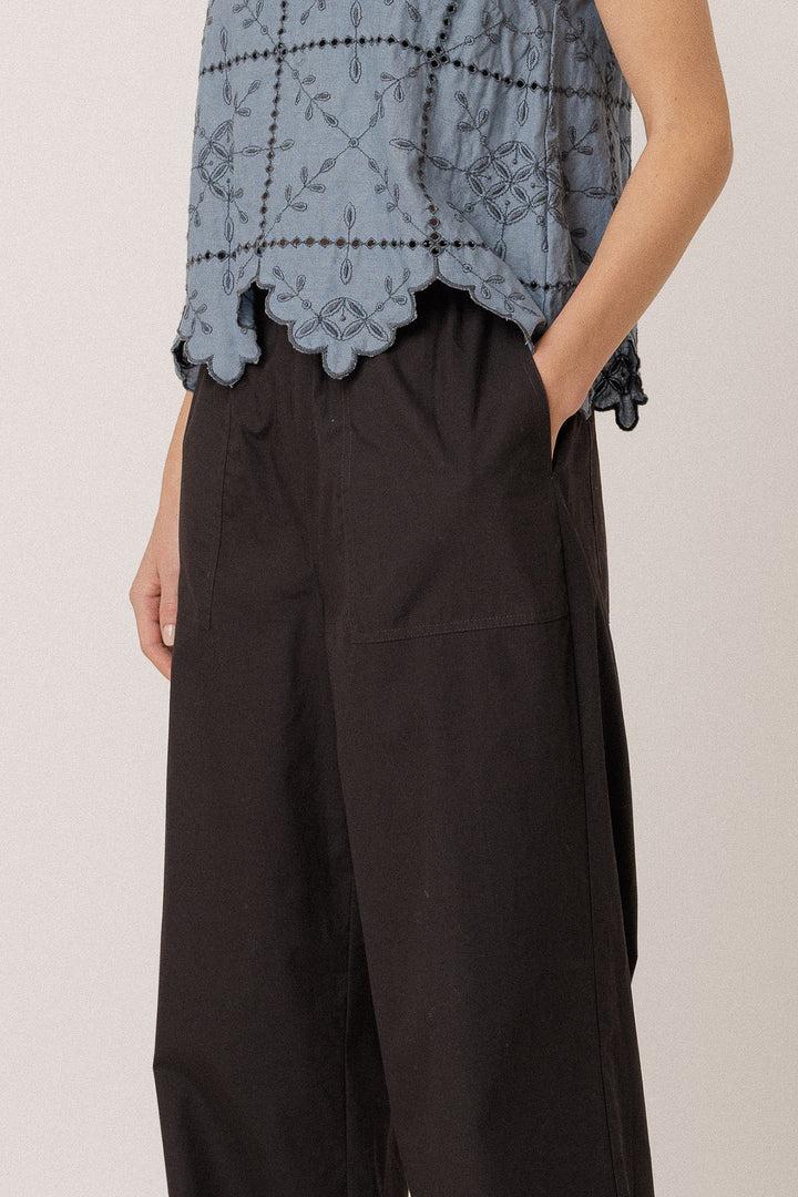 PANTALÓN ENGOMADO POPELIN