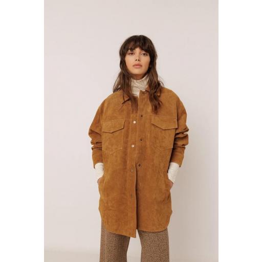 PARKA BOLSILLOS PIEL  [2]