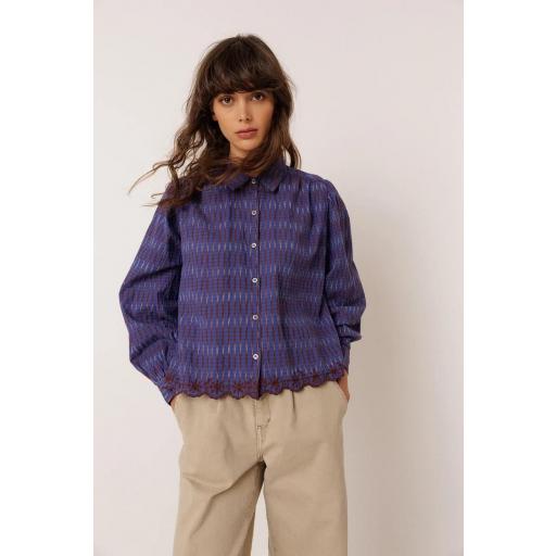 CAMISA BORDADOS CONTRASTE  [0]