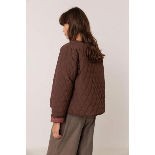 CHAQUETA ACOLCHADA  ESTAMPADO TARTÁN  [3]