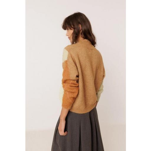 JERSEY INTARSIA MAXIROMBO ALPACA  [2]