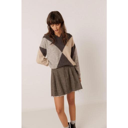 JERSEY INTARSIA MAXIROMBO ALPACA  [3]