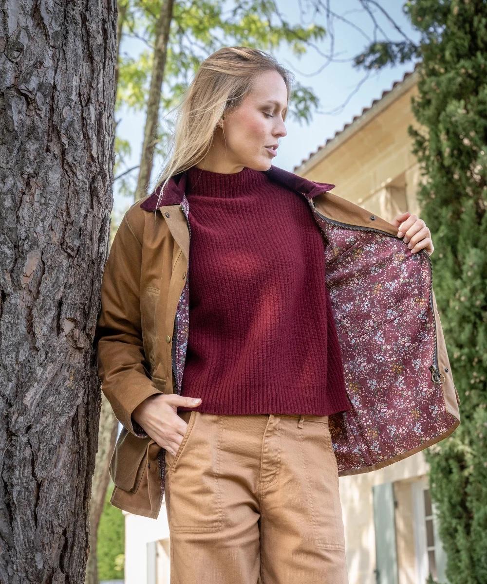 PARKA MATILDA WAX CAMEL