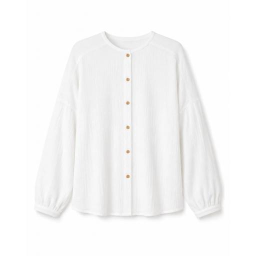 BLUSA FLUX ALGODÓN BLANCO  [1]