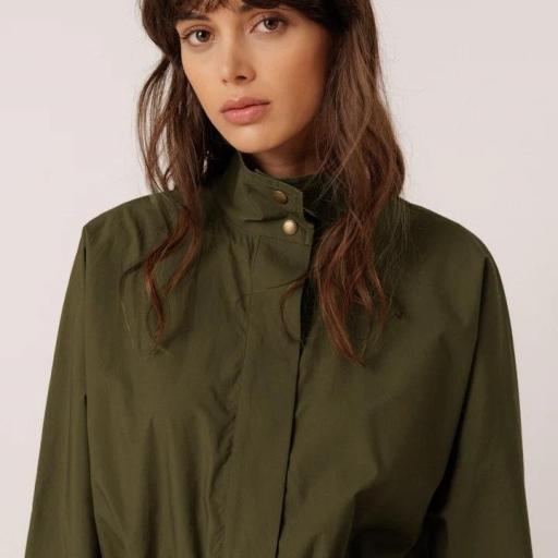 VESTIDO POPELLÍN CUELLO ALTO  [1]