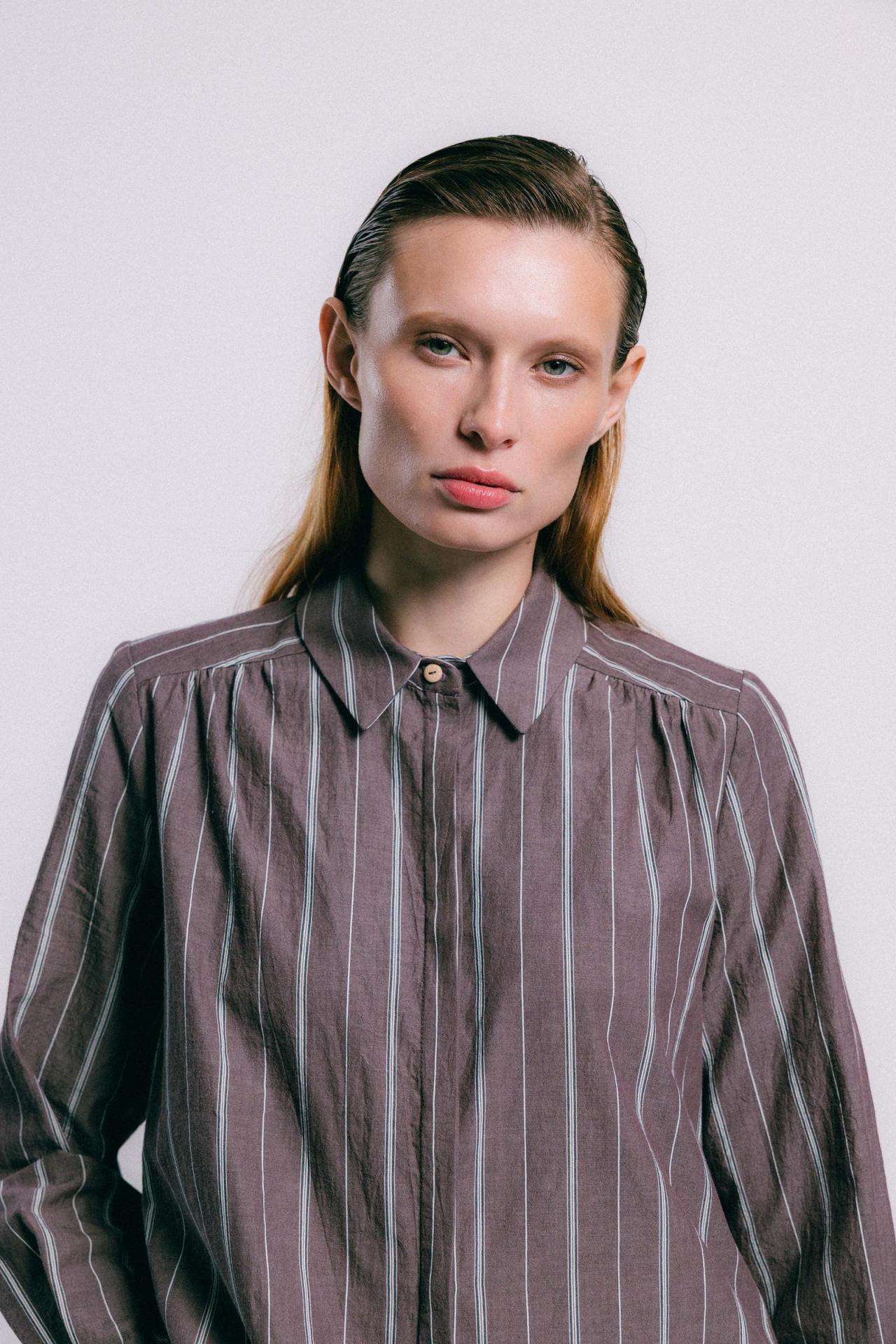 BLUSA GOLD RAYA CHOCOLATE