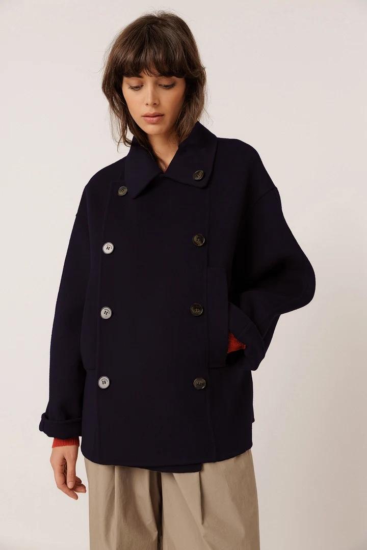 CHAQUETA LANA DOBLE BOTONADURA
