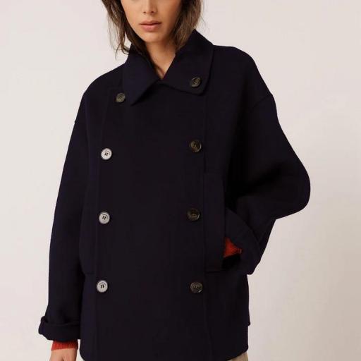 CHAQUETA LANA DOBLE BOTONADURA 