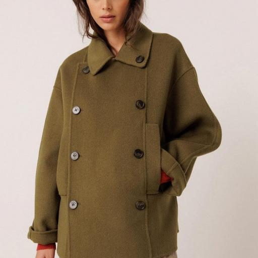 CHAQUETA LANA DOBLE BOTONADURA 
