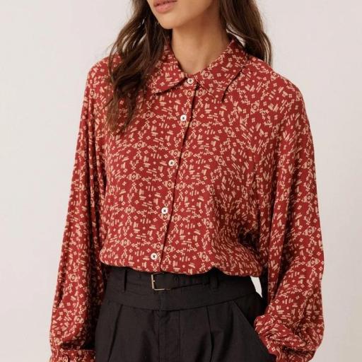 CAMISA ESTAMPADO ÉTNICO  [1]