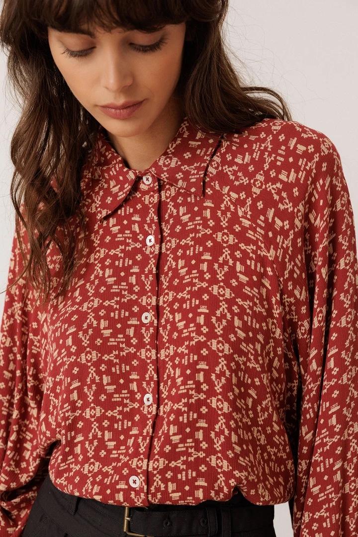 CAMISA ESTAMPADO ÉTNICO