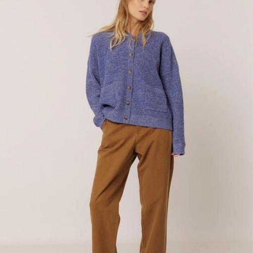CHAQUETA JASPEADA BOTONES  [2]
