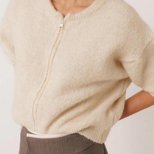 CHAQUETA TIPO BOMBER MOHAIR  [0]