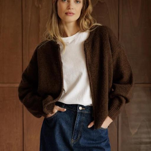 CHAQUETA TIPO BOMBER MOHAIR  [3]