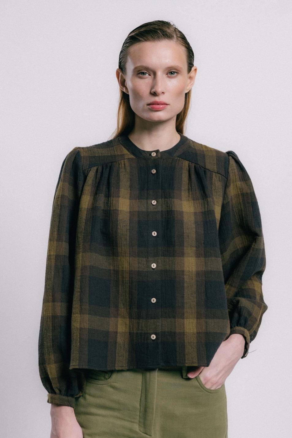 BLUSA SIDNEY CUADROS