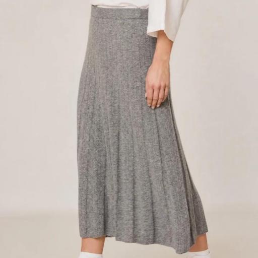 FALDA MINI CANALÉ CASHMERE  [0]