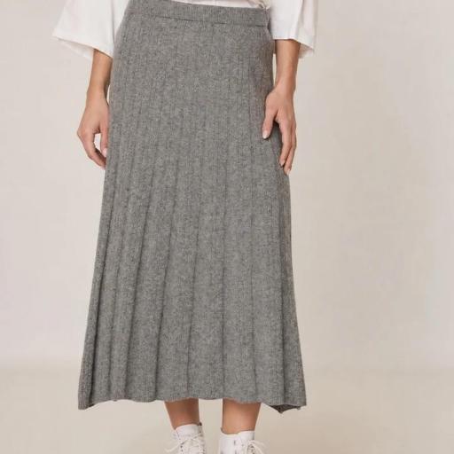 FALDA MINI CANALÉ CASHMERE  [1]