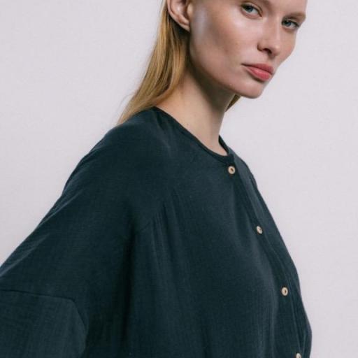 BLUSA FLUX ALGODÓN NEGRO  [1]