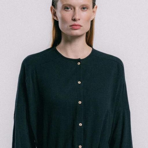 BLUSA FLUX ALGODÓN NEGRO  [0]
