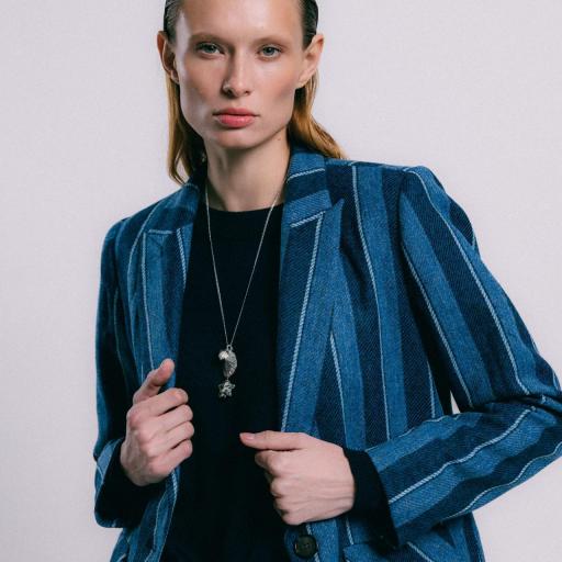 BLAZER MILLET RAYA AZUL  [0]