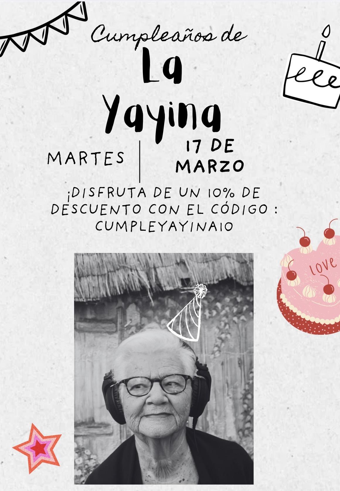 CUMPLEAÑOS YAYINA 