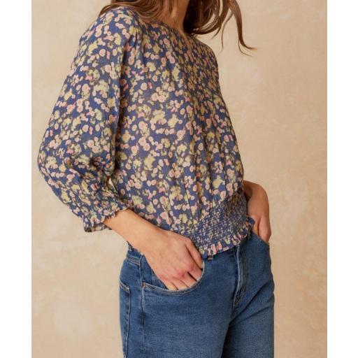 BLUSA ALGODÓN CREPADO 