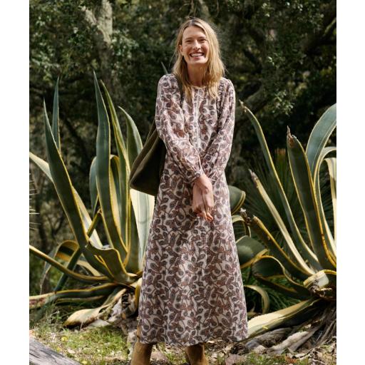 VESTIDO ALGODÓN CREPADO 
