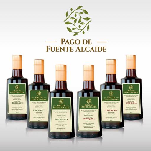 Arbequina y Hojiblanca (sin filtrar) - 6 botellas de 500ml  [0]