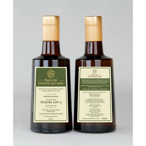Arbequina y Hojiblanca (sin filtrar) - 6 botellas de 500ml  [1]