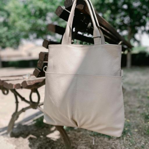 Shopper piel beigge  [1]