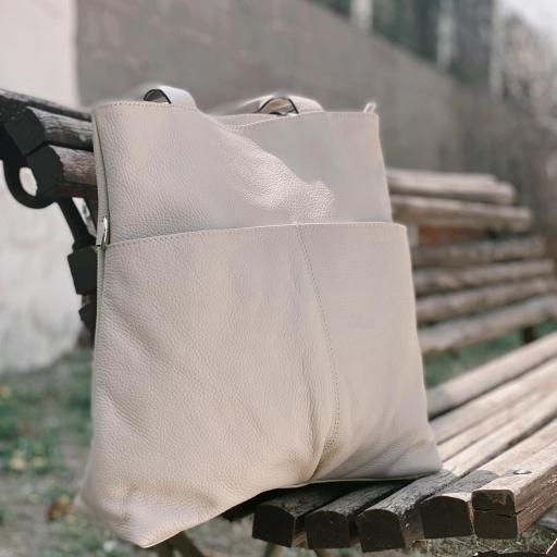 Shopper piel beigge  [0]