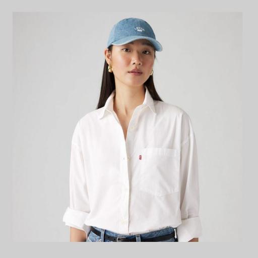 Levi’s® Gorra Lazy Girl Logo Cap 000AG0005 azul denim [0]