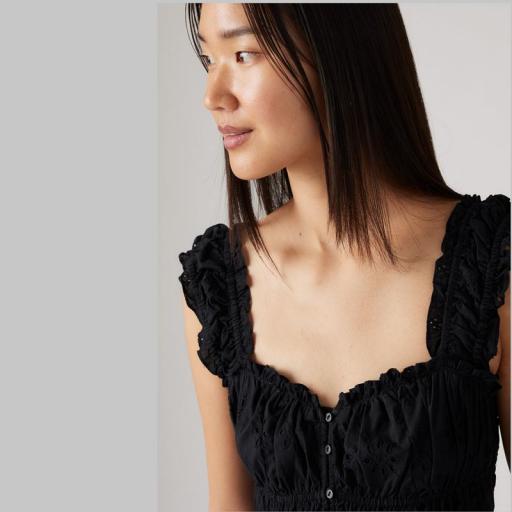Levi's® Amaya Tiered Maxi Dress 001TB-0000 [2]