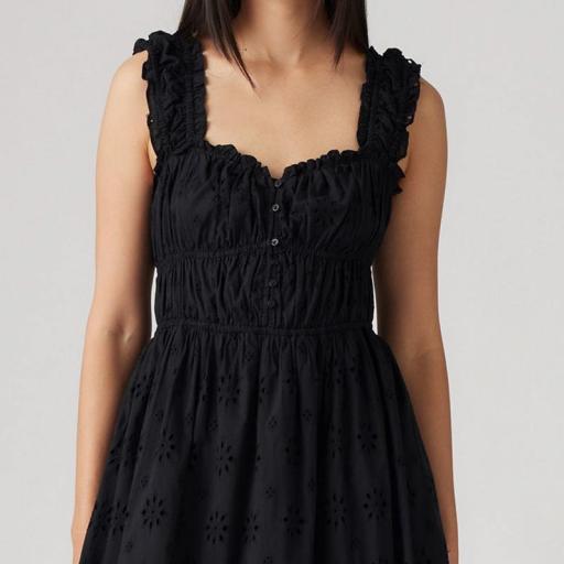 Levi's® Amaya Tiered Maxi Dress 001TB-0000 [5]