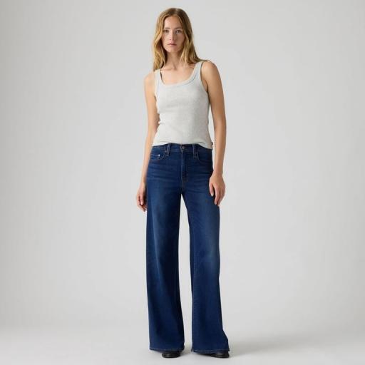  Levi's® 728 High Rise Wide Leg Jeans 0039B0040 Vaquero mujer pernera ancha