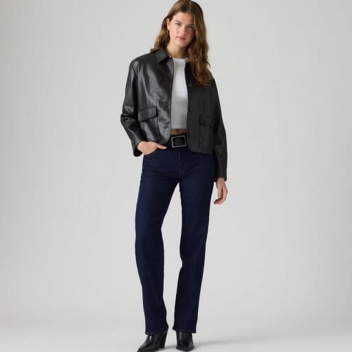 Levi's® 723 Jeans rectos de tiro alto True Blue Rinse 008SY0001 