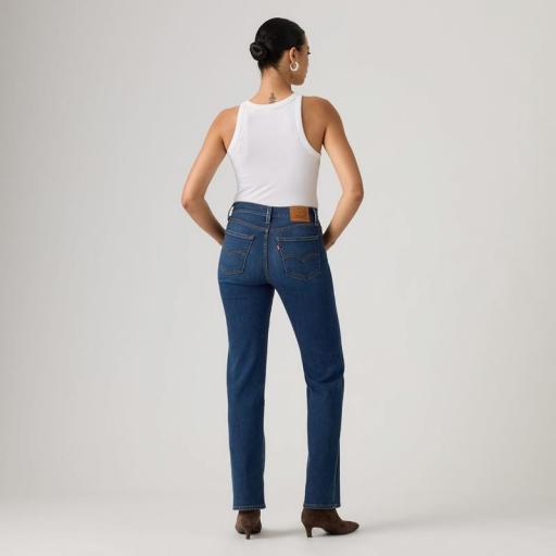 Levi's® 723 Jeans rectos de tiro alto True Blue Dark 008SY0002 [1]