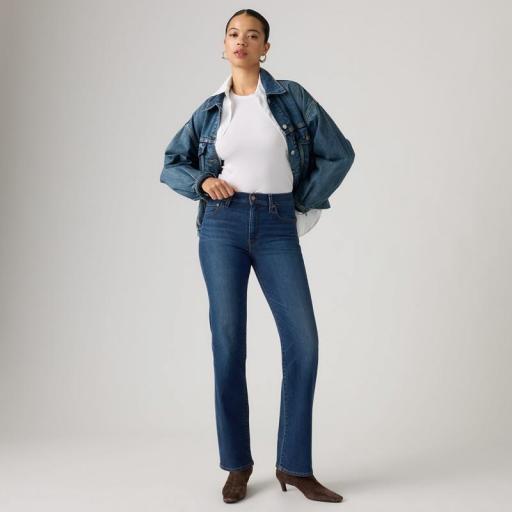 Levi's® 723 Jeans rectos de tiro alto True Blue Dark 008SY0002 [0]