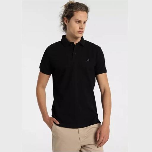 Lois Jeans Polo Filipo Classic Negro 121565