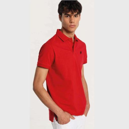 Lois Jeans Polo Filipo Classic Rojo 