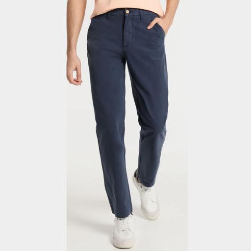 Bendorff Pantalón Chino 8001 Slim Luxe Marino 134271