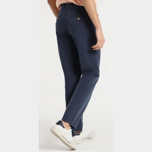 Bendorff Pantalón Chino 8001 Slim Luxe Marino 134271 [1]