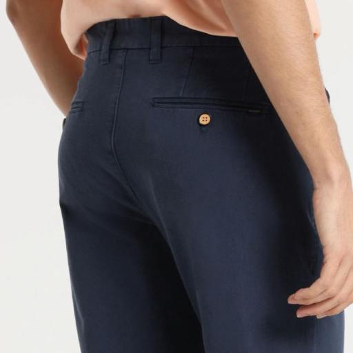 Bendorff Pantalón Chino 8001 Slim Luxe Marino 134271 [2]