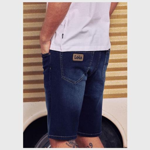 Lois Jeans Blake Luck Bermuda tejana Hombre 141585