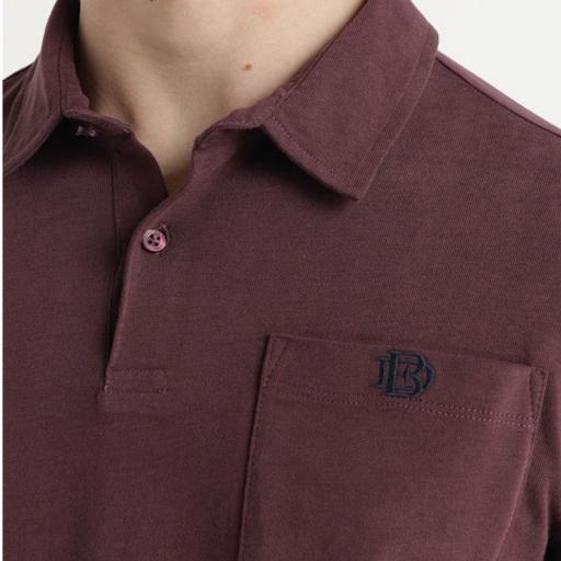 Bendorff Polo Manga Larga Bolsillo Granate 142970 [1]