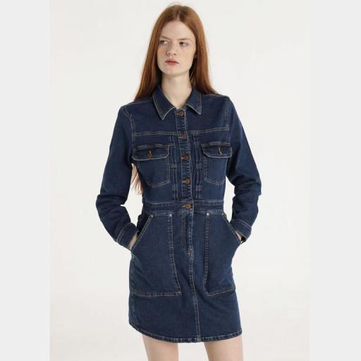 Lois Jeans Vestido Denim Amelia Capri 143565 [0]