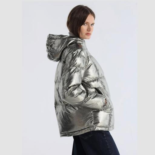 Lois Jeans Abrigo Puffer Julieta Quartz Verde 143651 [2]