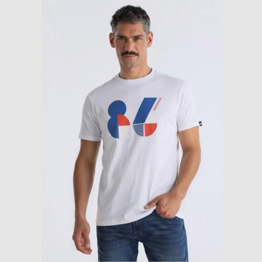 Six Valves Camiseta Manga Corta Gráfica 86 Blanca 143742 [0]