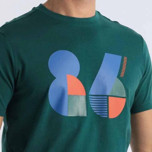 Six Valves Camiseta Manga Corta Gráfica 86 Verde 143745 [2]